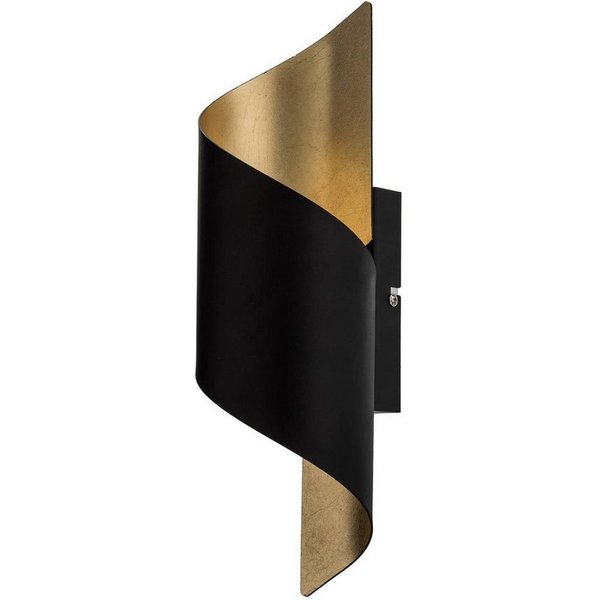 Lindby Wandleuchte Desirio, Metall, Schwarz IP20, 1 x 40 W