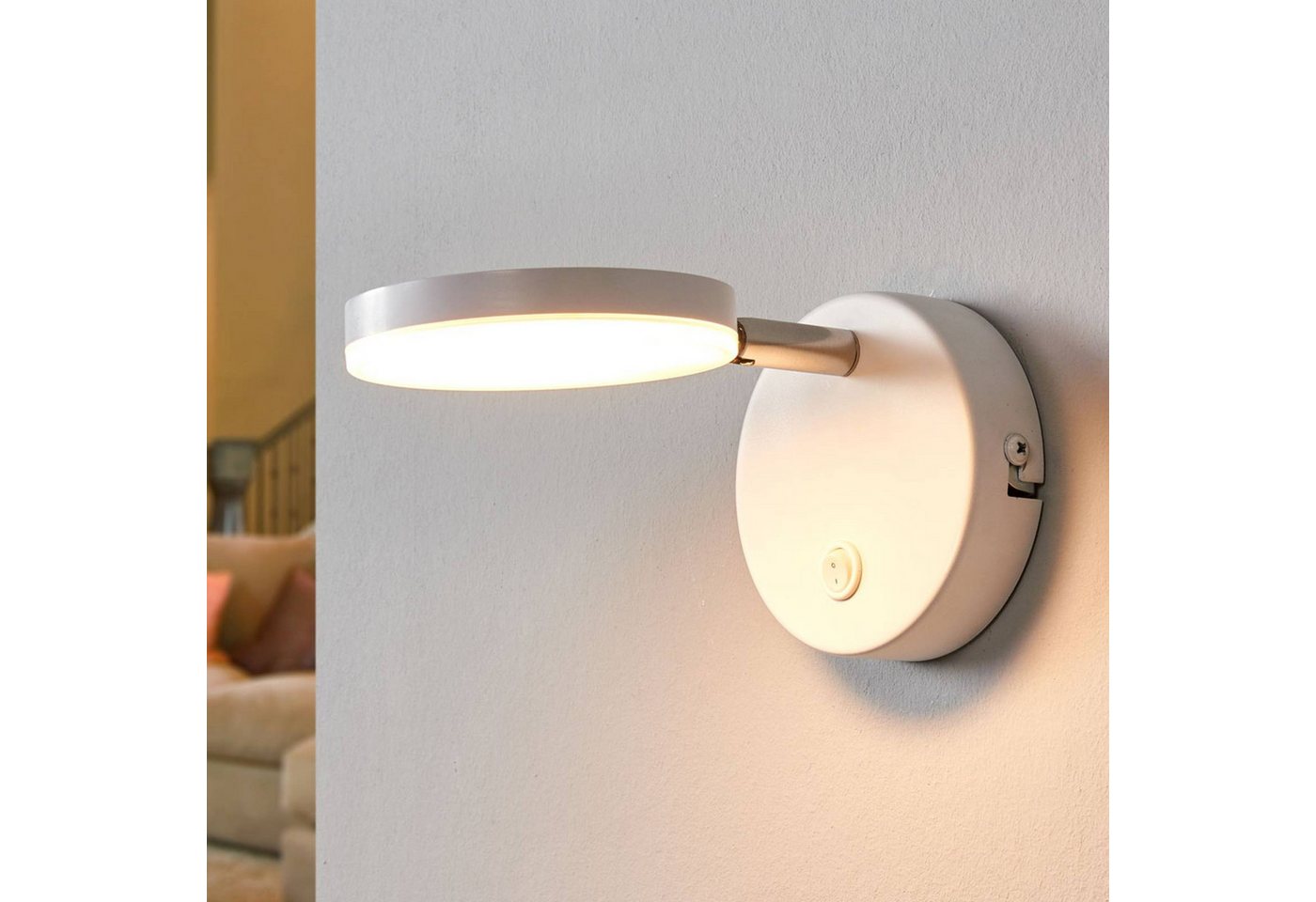 Lindby Wandleuchte Milow, 1 x 4,8 W LED, warmweiß – Bild 2 von 5