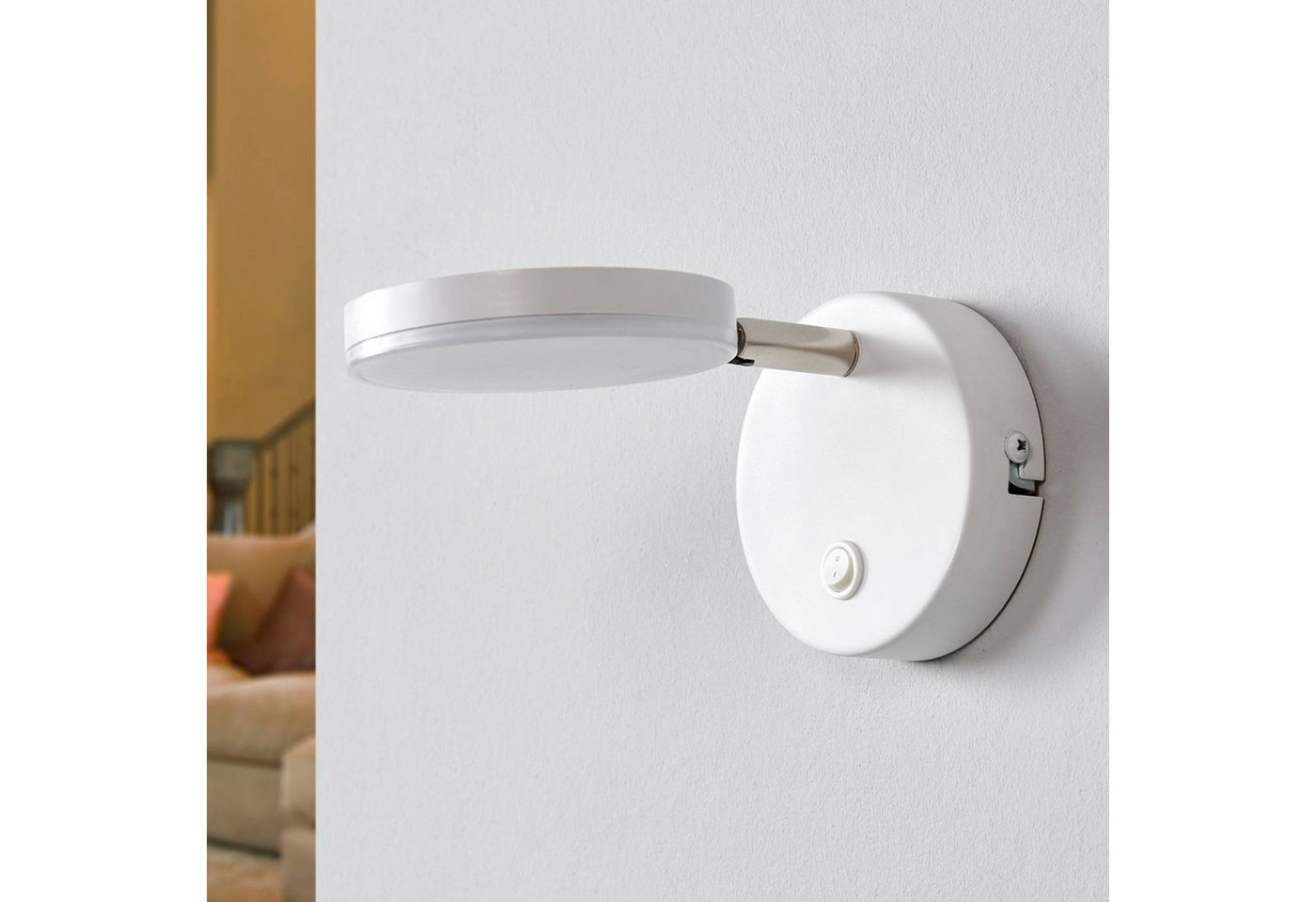 Lindby Wandleuchte Milow, 1 x 4,8 W LED, warmweiß – Bild 3 von 5