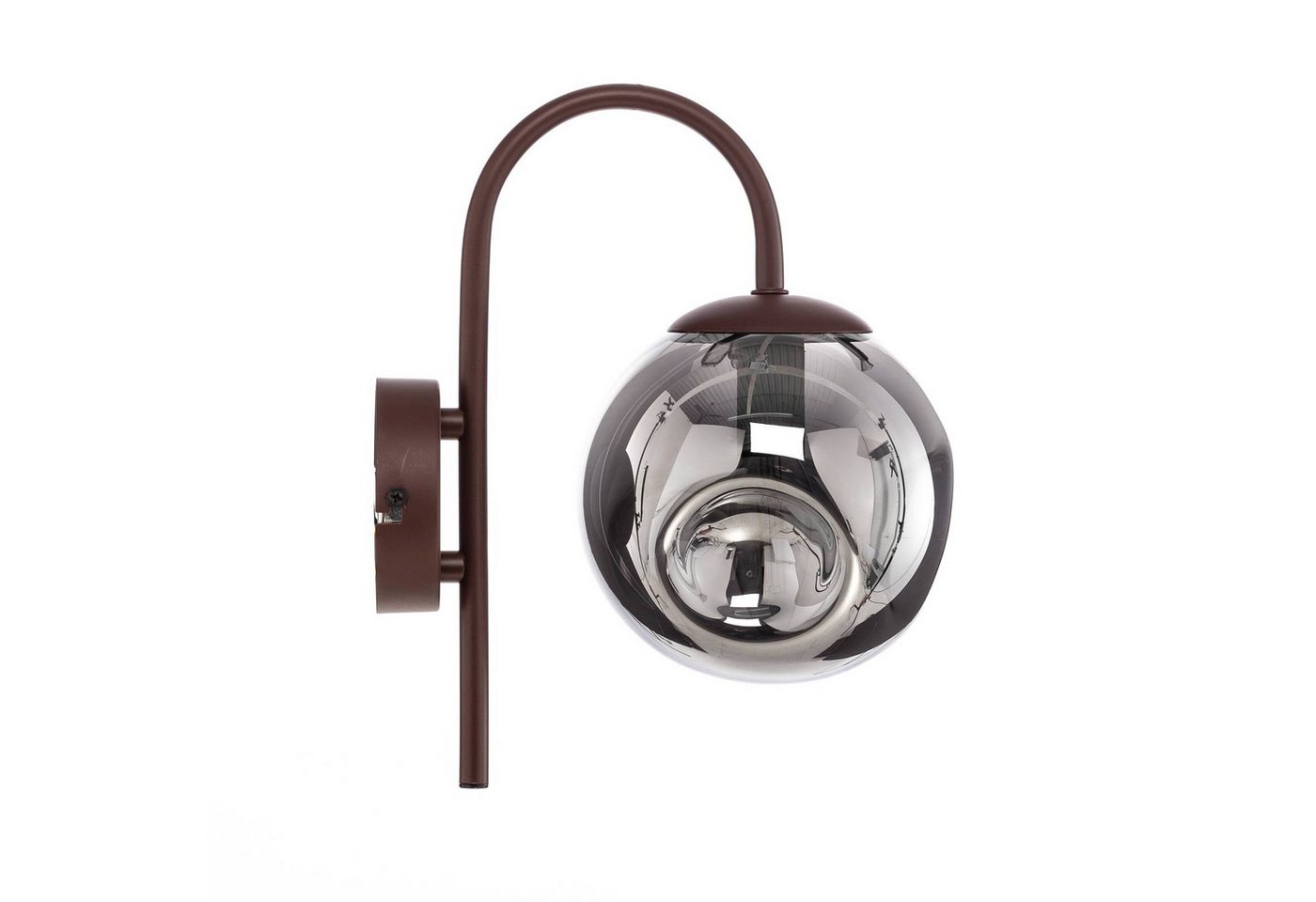 Lindby Wandleuchte Valentina, Metall, Braun IP20, 1 x 10 W LED – Bild 5 von 5