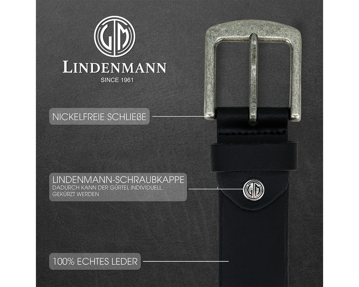 LINDENMANN Ledergürtel – Bild 3 von 5