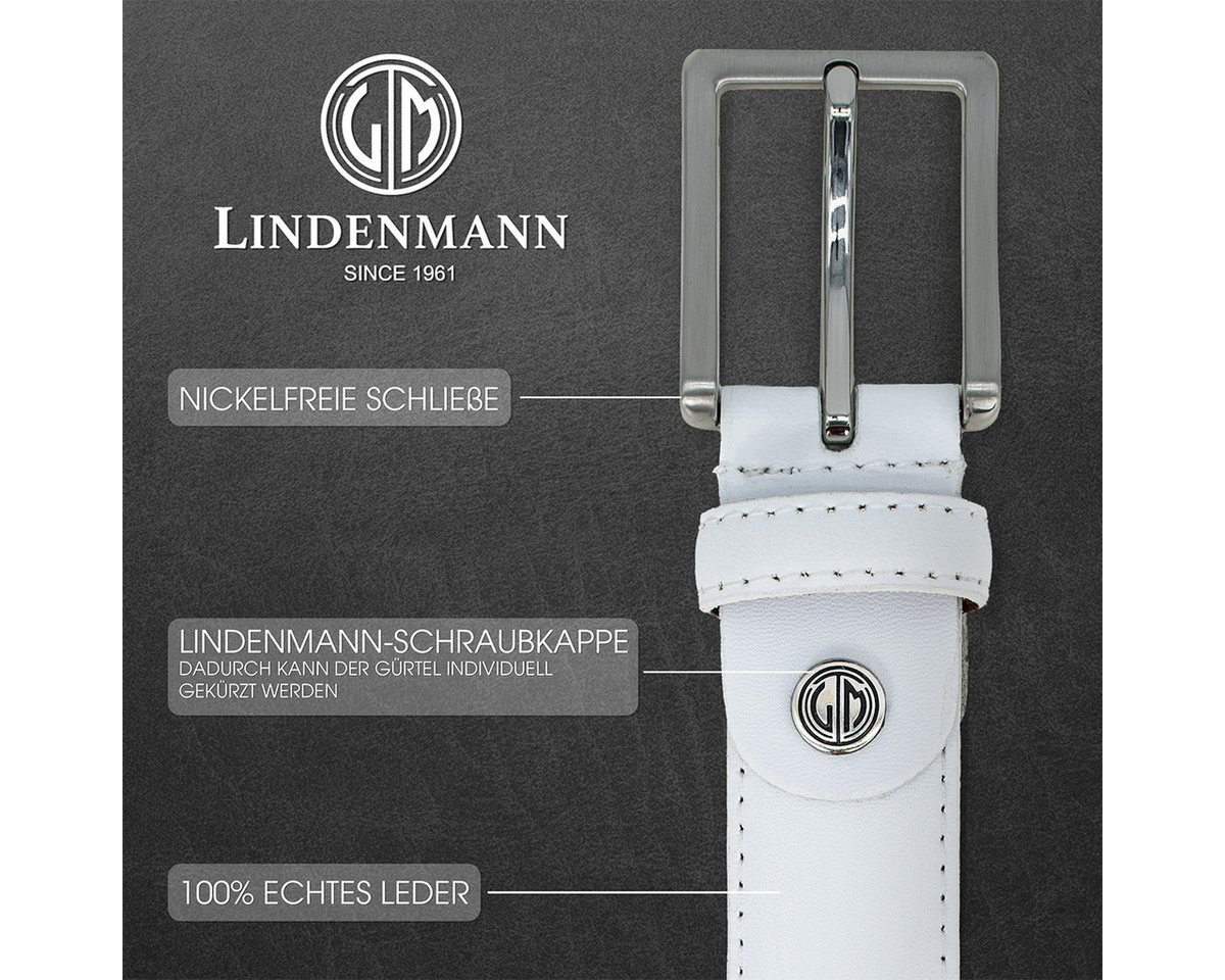 LINDENMANN Ledergürtel – Bild 4 von 5