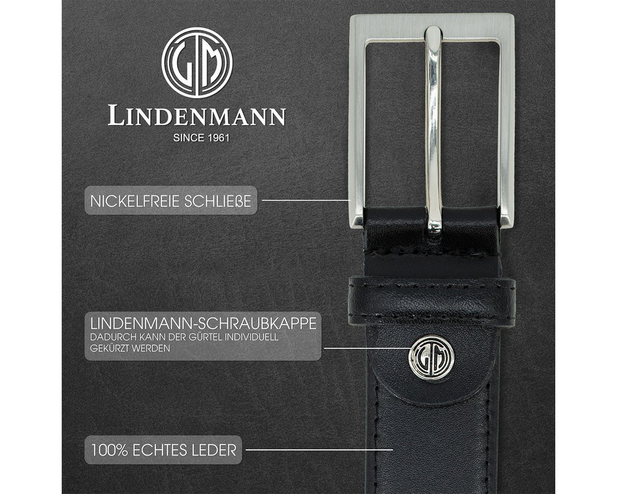 LINDENMANN Ledergürtel – Bild 3 von 5