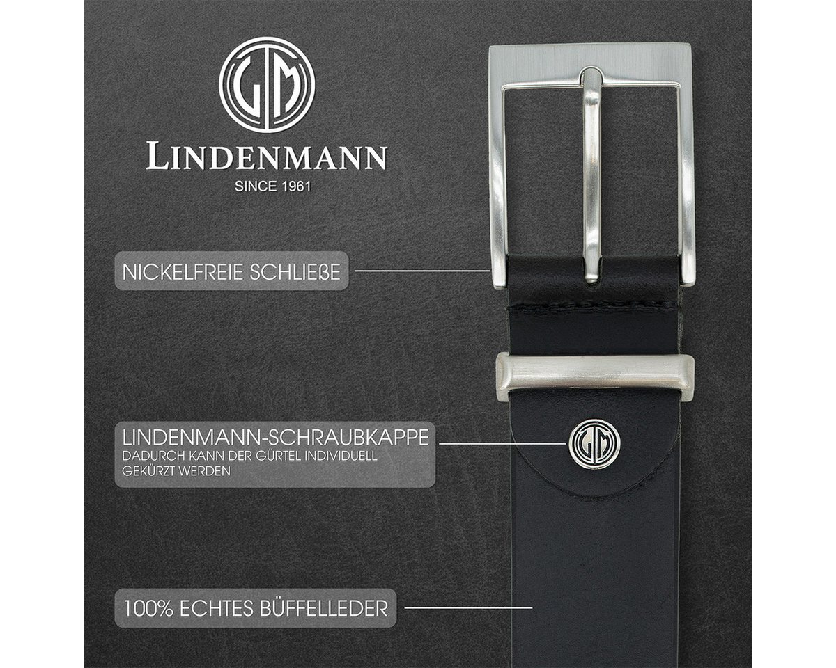 LINDENMANN Ledergürtel – Bild 3 von 5
