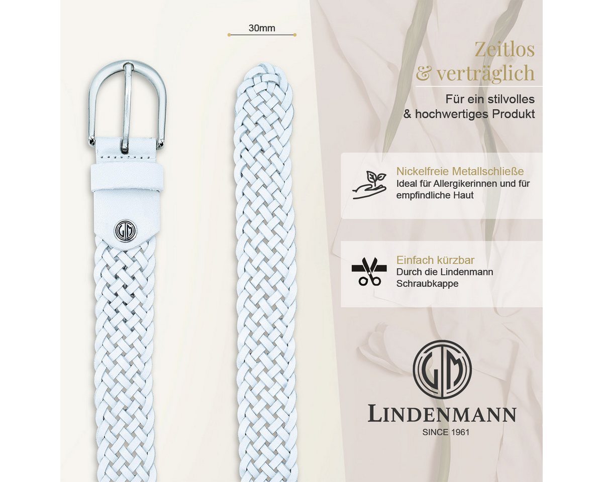 LINDENMANN Ledergürtel – Bild 4 von 5