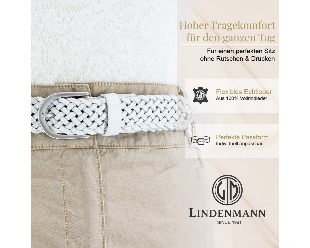 LINDENMANN Ledergürtel – Bild 5 von 5