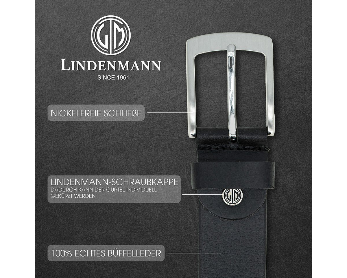 LINDENMANN Ledergürtel – Bild 3 von 5