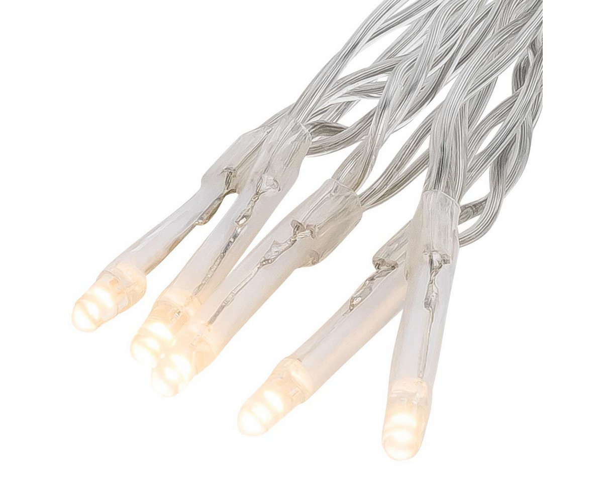 Linder Exclusiv GmbH LED-Lichterkette, Batterie 0,9m 10 LEDs warmweiß Ø3mm für Innen – Bild 2 von 2