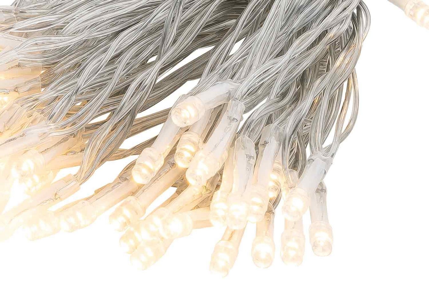 Linder Exclusiv GmbH LED-Lichterkette, Batterie 6/18h Timer 7,35m 50 LEDs warmweiß – Bild 2 von 2