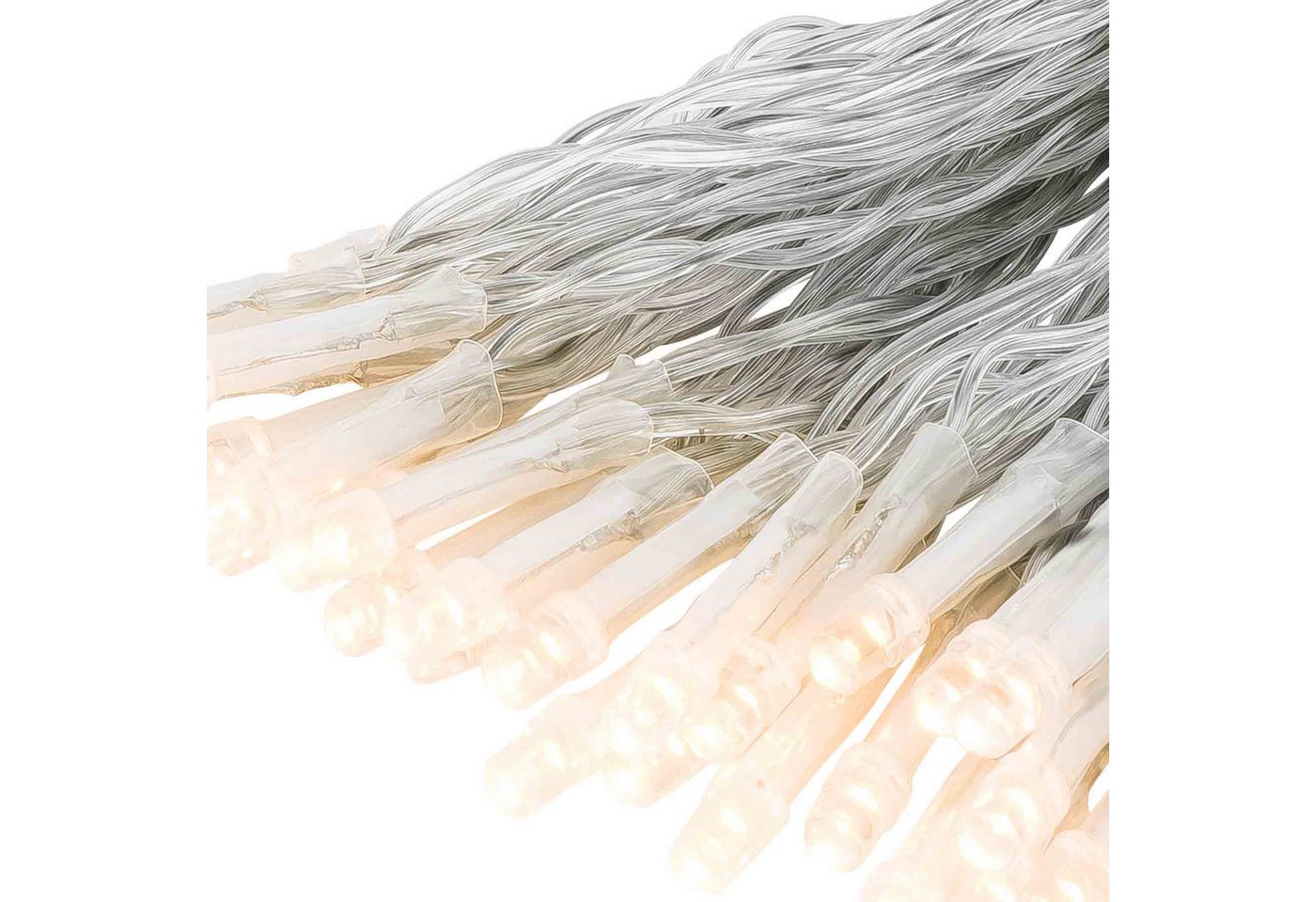 Linder Exclusiv GmbH LED-Lichterkette, Batterie 6/18h Timer 4,35m 30 LEDs warmweiß transparent – Bild 2 von 2