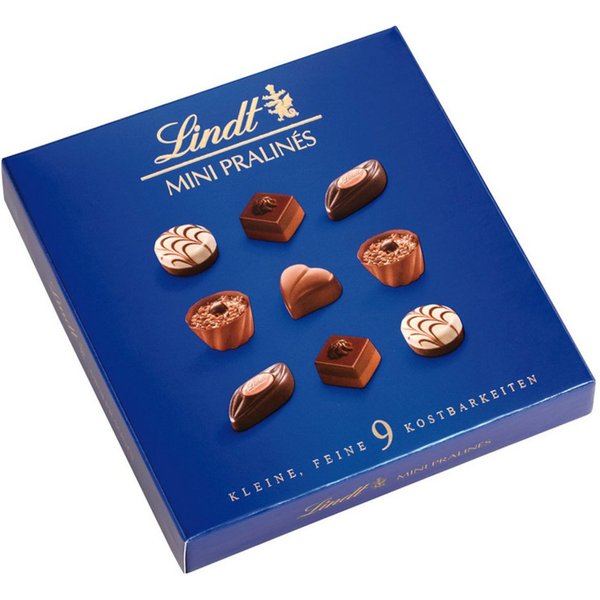 LINDT Schokolade, Lindt Mini Pralinen süße Köstlichkeiten aus Schokolade im Mini 44g