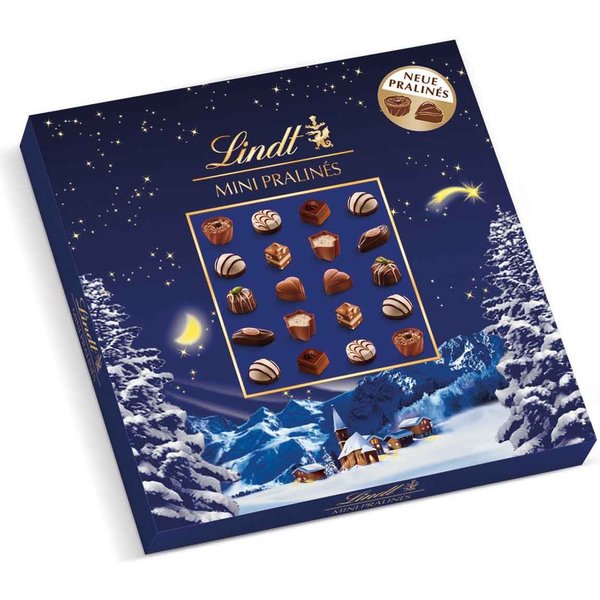 LINDT Schokolade, Lindt Weihnachts Zauber Mini Pralines exklusive Mischung 100g