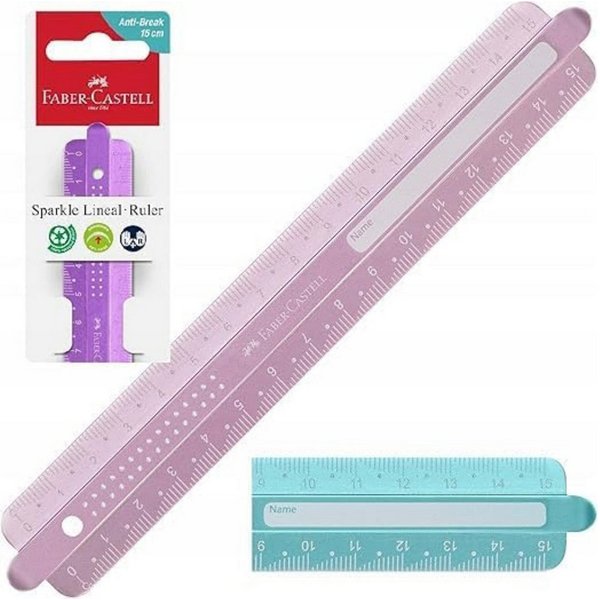 Faber-Castell Lineal Faber-Castell Lineal Sparkle 30 cm bruchsicher