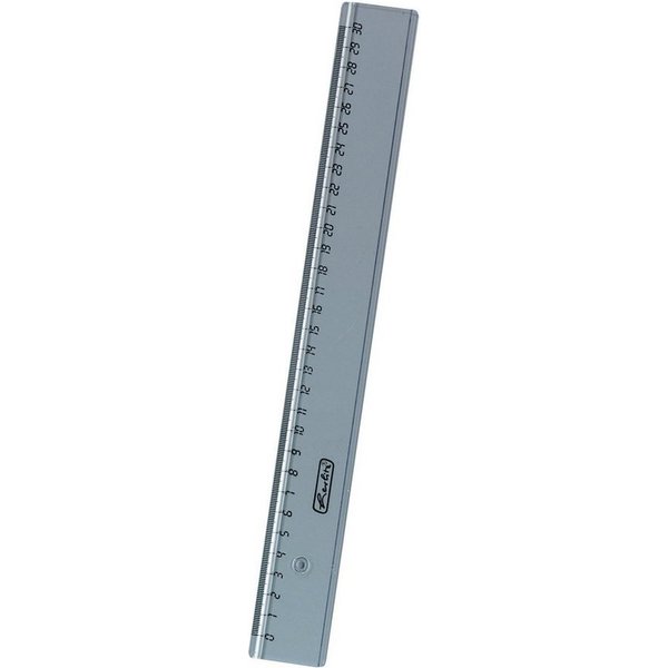 Herlitz Lineal herlitz Flachlineal, 300 mm lang, transparent, Kunststoff