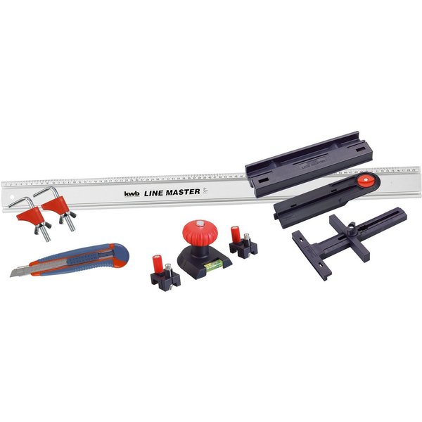 kwb Lineal kwb LINE MASTER Präzisionslineal 800-mm Länge, Universal-Führungsschi, LINE MASTER Präzisionslineal- 800-mm Länge, Universal-Führungsschiene
