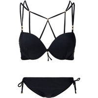LINGADORE bikiniset Halterneck, Größe 42C in Schwarz