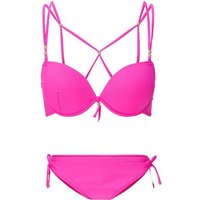 LINGADORE bikiniset Halterneck, Größe 38F in Pink
