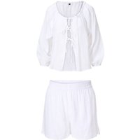 LINGADORE & shorts Top, Größe 46 in Weiß