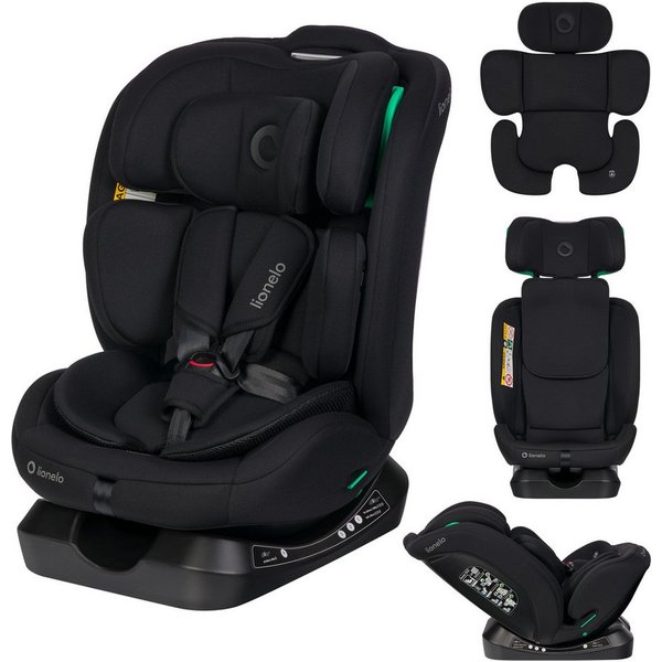 lionelo Autokindersitz AART I-SIZE, ab: ab Geburt, bis: 12 Jahre, ab: 40,00 cm, bis: 150,00 cm, (Autositz, Bedienungsanleitung, Verkleinerungseinsatz, Lendenein