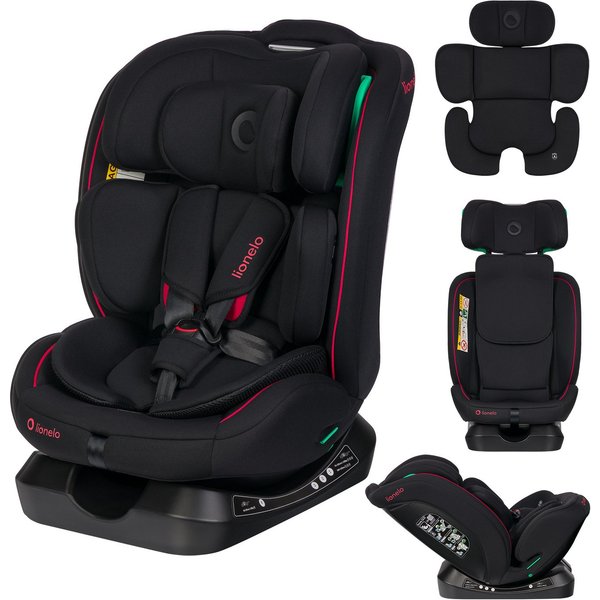 lionelo Autokindersitz AART I-SIZE, ab: ab Geburt, bis: 12 Jahre, ab: 40,00 cm, bis: 150,00 cm, (Autositz, Bedienungsanleitung, Verkleinerungseinsatz, Lendenein