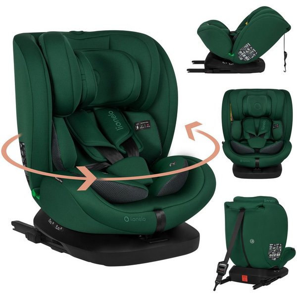 lionelo Autokindersitz BASTIAAN I-SIZE, ab: ab Geburt, bis: bis 12 Jahre, ab: 40,00 cm, bis: 150,00 cm, (Set), i-Size / 0-36 kg / Isofix + Top Tether