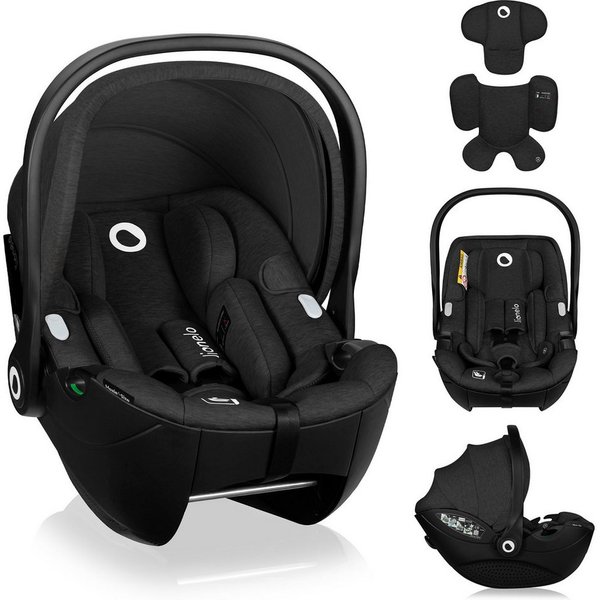 lionelo Autokindersitz MOXIE I-SIZE, ab: ab Geburt, bis: bis 18 Monaten, ab: 40 cm, bis: 87 cm, (Set ohne Basis), Memory Foam/Bambus/Dri-Seat/Magnetgurte/Lüftun