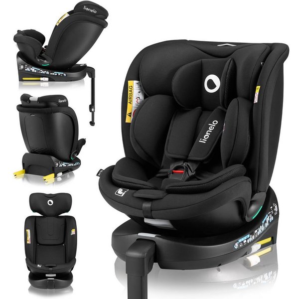 lionelo Autokindersitz NAVY I-SIZE, ab: ab Geburt, bis: 12 Jahren, ab: 40,00 cm, bis: 150,00 cm, (Set), 40-150cm/Ein Kindersitz für den gesamten Zeitraum/i-Size