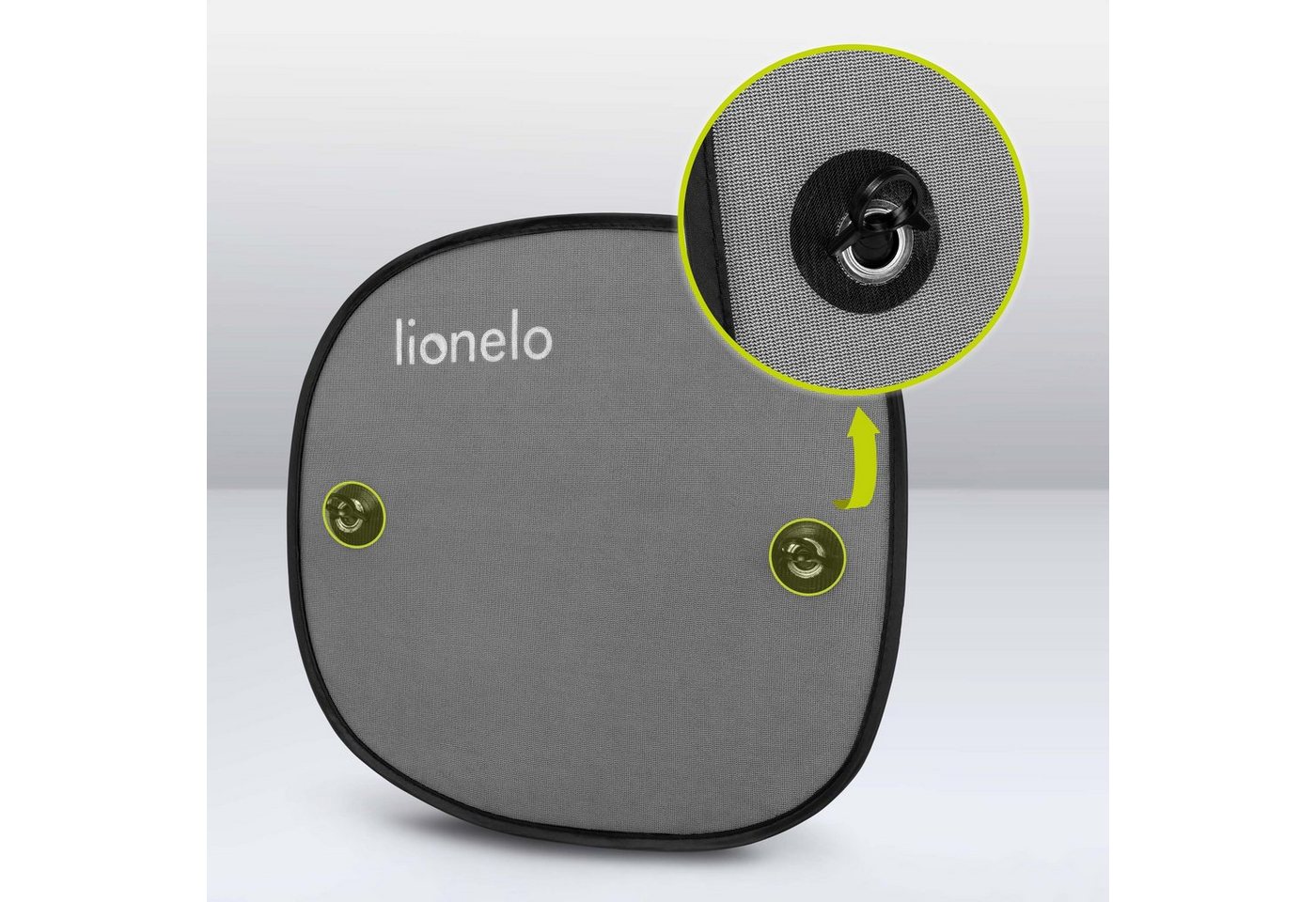 lionelo Autosonnenschutz SUNSHADE, (Set, Set), universal für jedes Auto / UV-Schutz – Bild 3 von 5