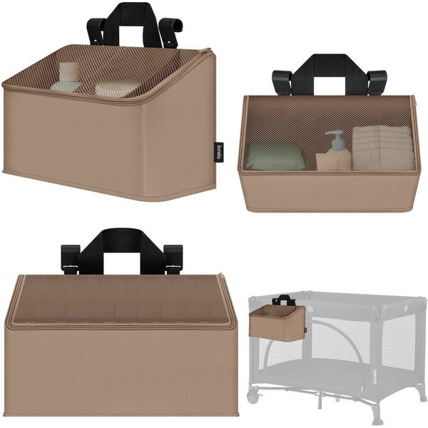 lionelo Betttasche SIDEPOCKET MEDIUM (Set, Multifunktionaler Organizer für Kinderbetten), 3Fächer/tragbar/universal/verstärkt/leichtzu reinigen