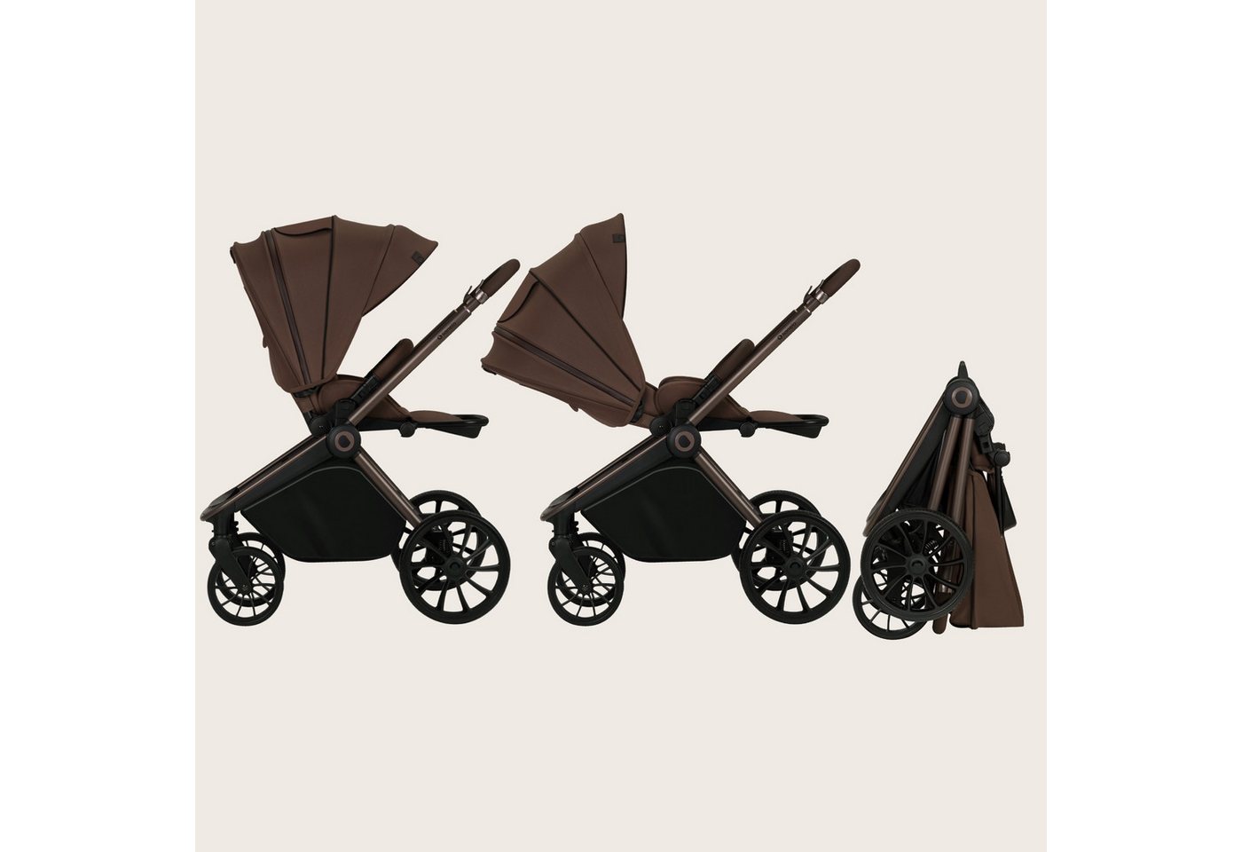 lionelo Kinder-Buggy MIKA PLUS, (Set), XXL-Verdeck/UPF50+/Mit Belüftungssystem – Bild 2 von 5