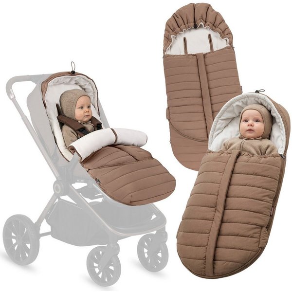 lionelo Kinderschlafsack OLI (Set, 2in1 Fußsack + Schutzhülle), Modular 2in1/wasserabweisend/UV-Schutz/warm bis-20°C