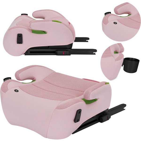 lionelo Kindersitzerhöhung LUUK FIX I-SIZE, ab: ab 2 Jhre, bis: bis zu 4 Jahre oder länger, ab: 125,00 cm, bis: 150,00 cm, (Set), ISOFIX / I-SIZE / Maschinenwas