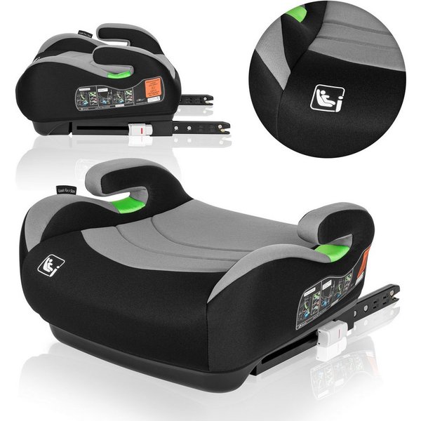 lionelo Kindersitzerhöhung LUUK FIX I-SIZE, ab: ab 2 Jhre, bis: bis zu 4 Jahre oder länger, ab: 125,00 cm, bis: 150,00 cm, (Set), ISOFIX / I-SIZE / Maschinenwas