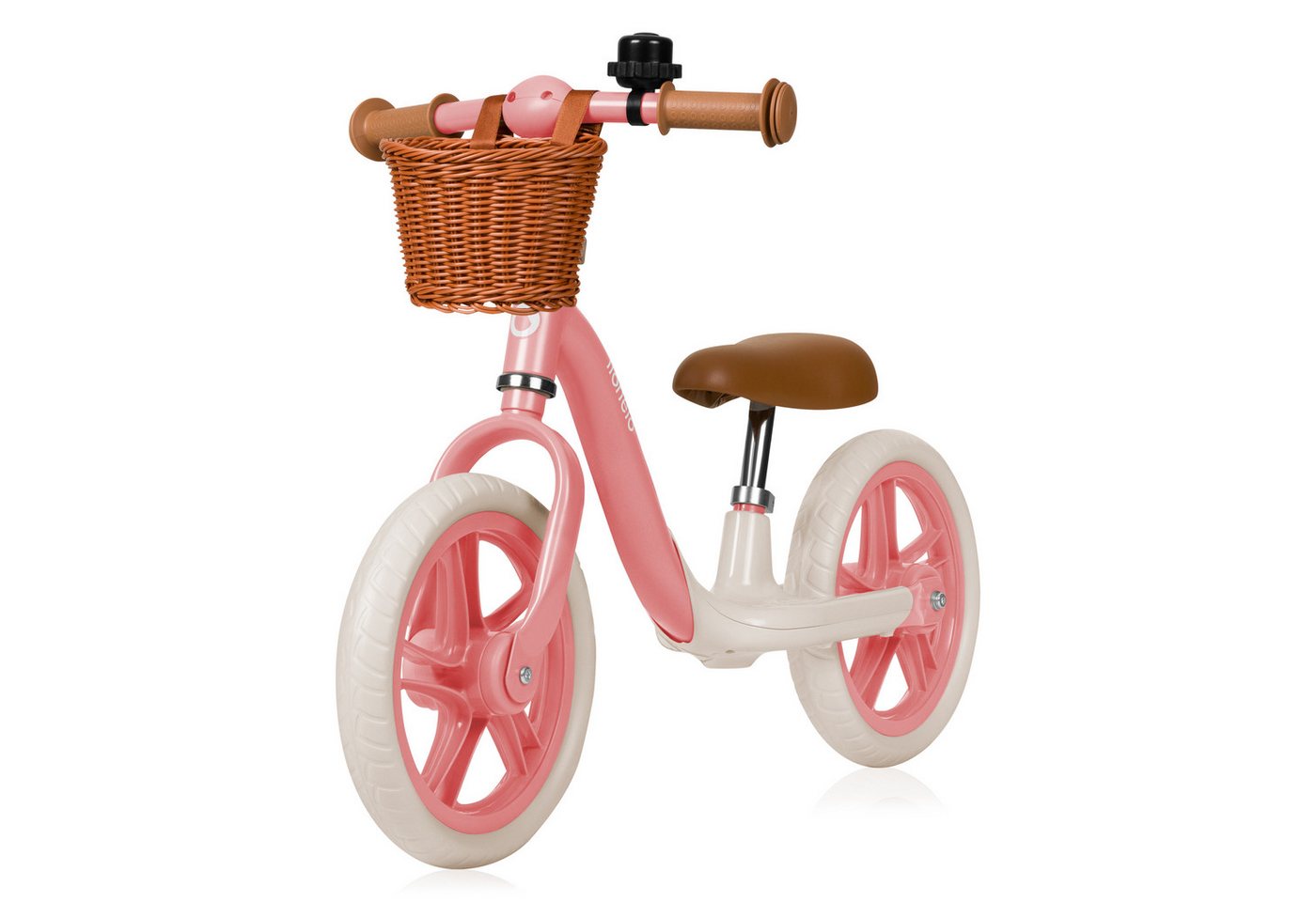 lionelo Laufrad ALEX PLUS Durchmesser 30,5 cm (12 Zoll) Zoll, inklusive Korb und Glocke/ideal zum Erlernen des Fahrradfahrens – Bild 2 von 5