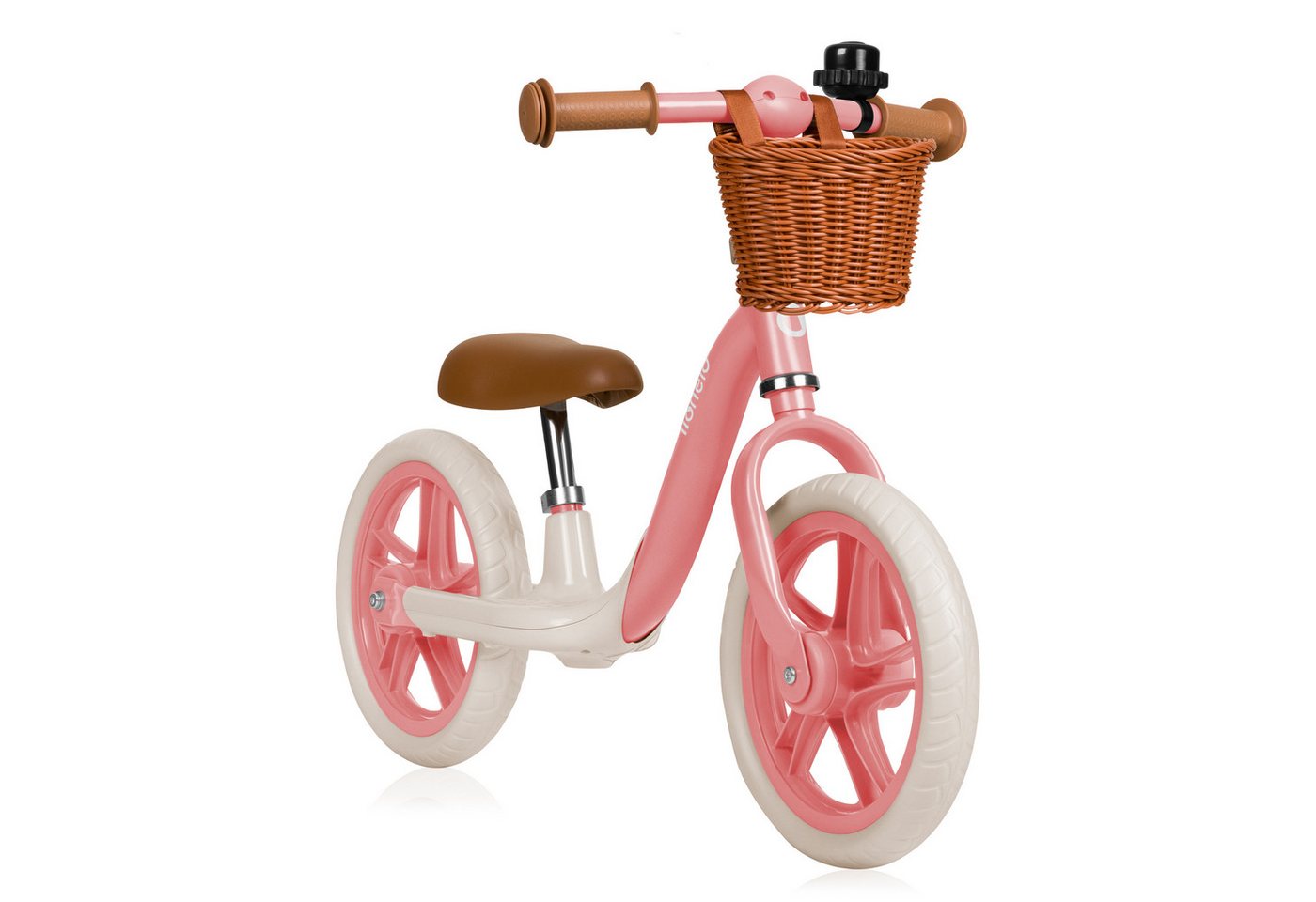 lionelo Laufrad ALEX PLUS Durchmesser 30,5 cm (12 Zoll) Zoll, inklusive Korb und Glocke/ideal zum Erlernen des Fahrradfahrens – Bild 3 von 5