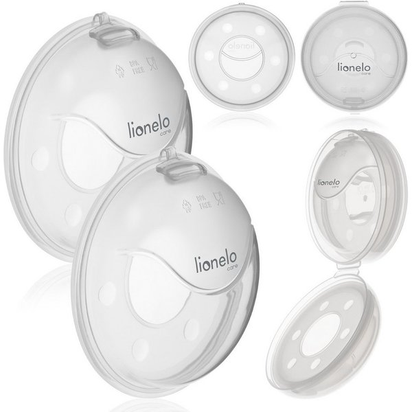lionelo Milchbehälter MILKY PLUS, 2er-Set/40 ml pro Stück/Etui/leicht/sterilisierbar