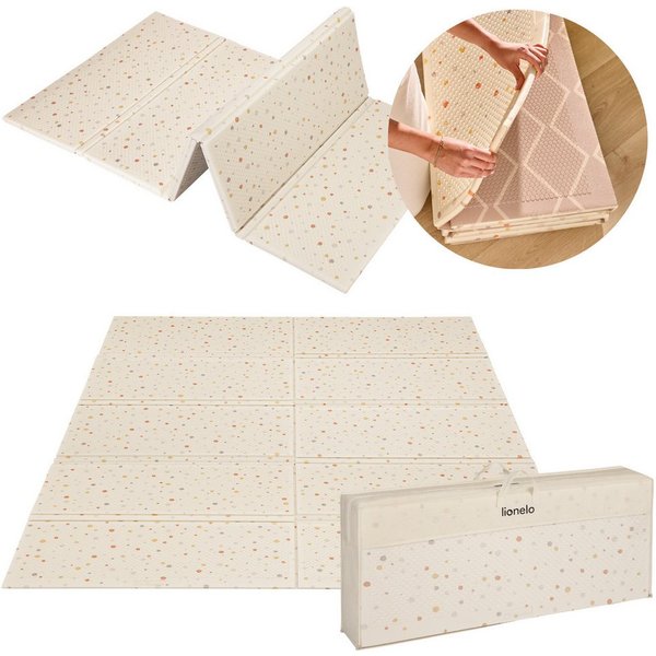 lionelo Spielmatte ZORA (Set, Set), Faltbar/beidseitig/geruchsneutral/XPE/1,5 cm dick/antirutsch