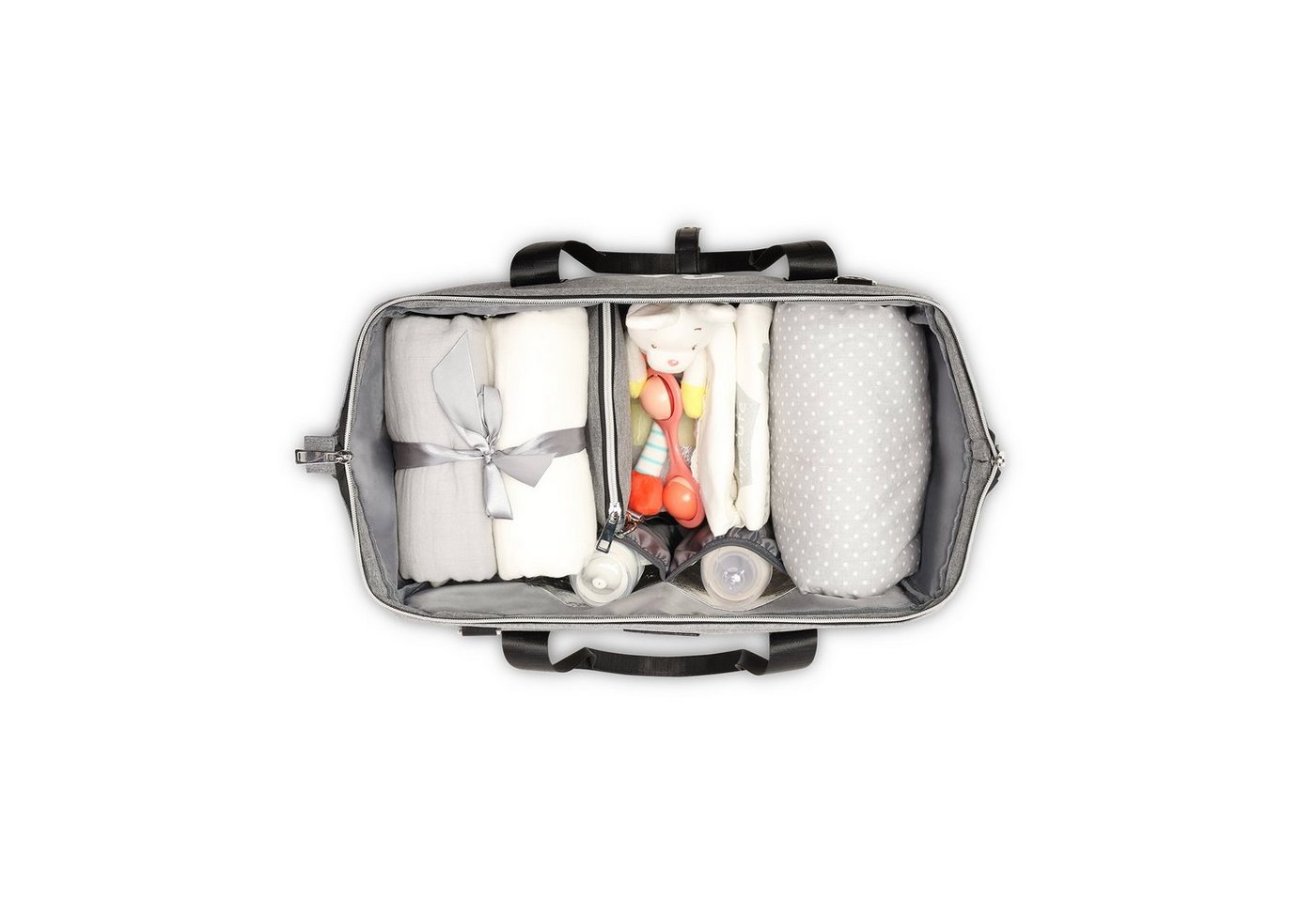 lionelo Wickeltasche Ida (TOP, 20 L), Wickelunterlage Thermo-Taschen inkl. Kosmetiktasche – Bild 5 von 5