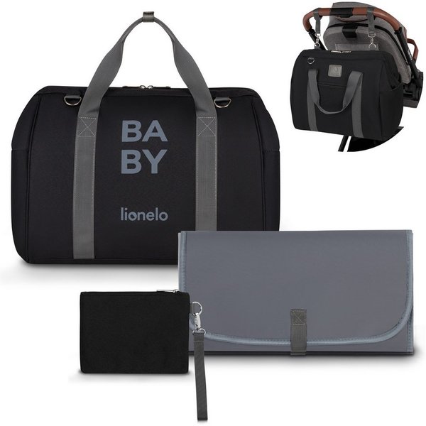 lionelo Wickeltasche Ida (TOP, 20 L), Wickelunterlage Thermo-Taschen inkl. Kosmetiktasche