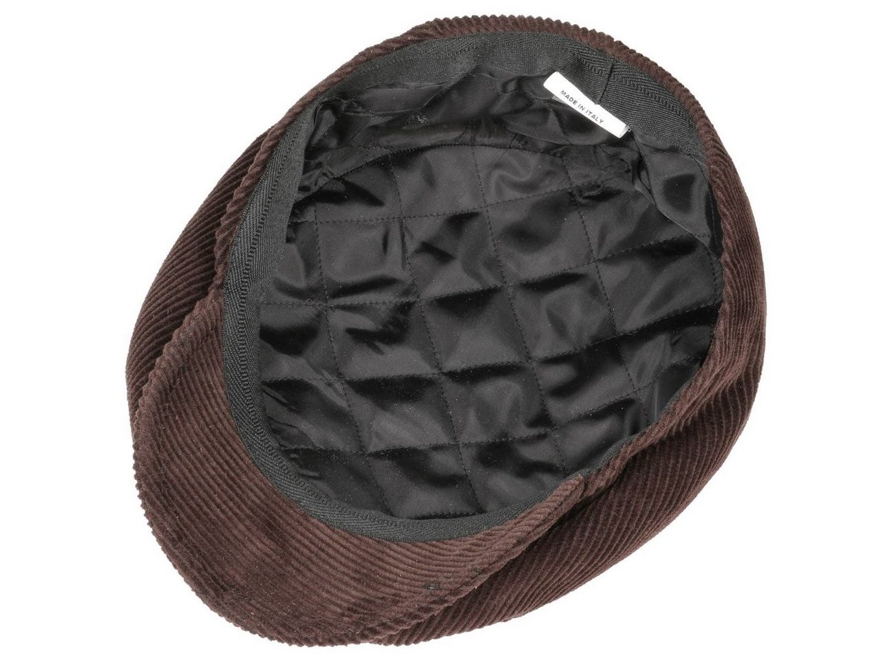 Lipodo Flat Cap (1-St) Baumwollcap mit Schirm, Made in Italy – Bild 3 von 5