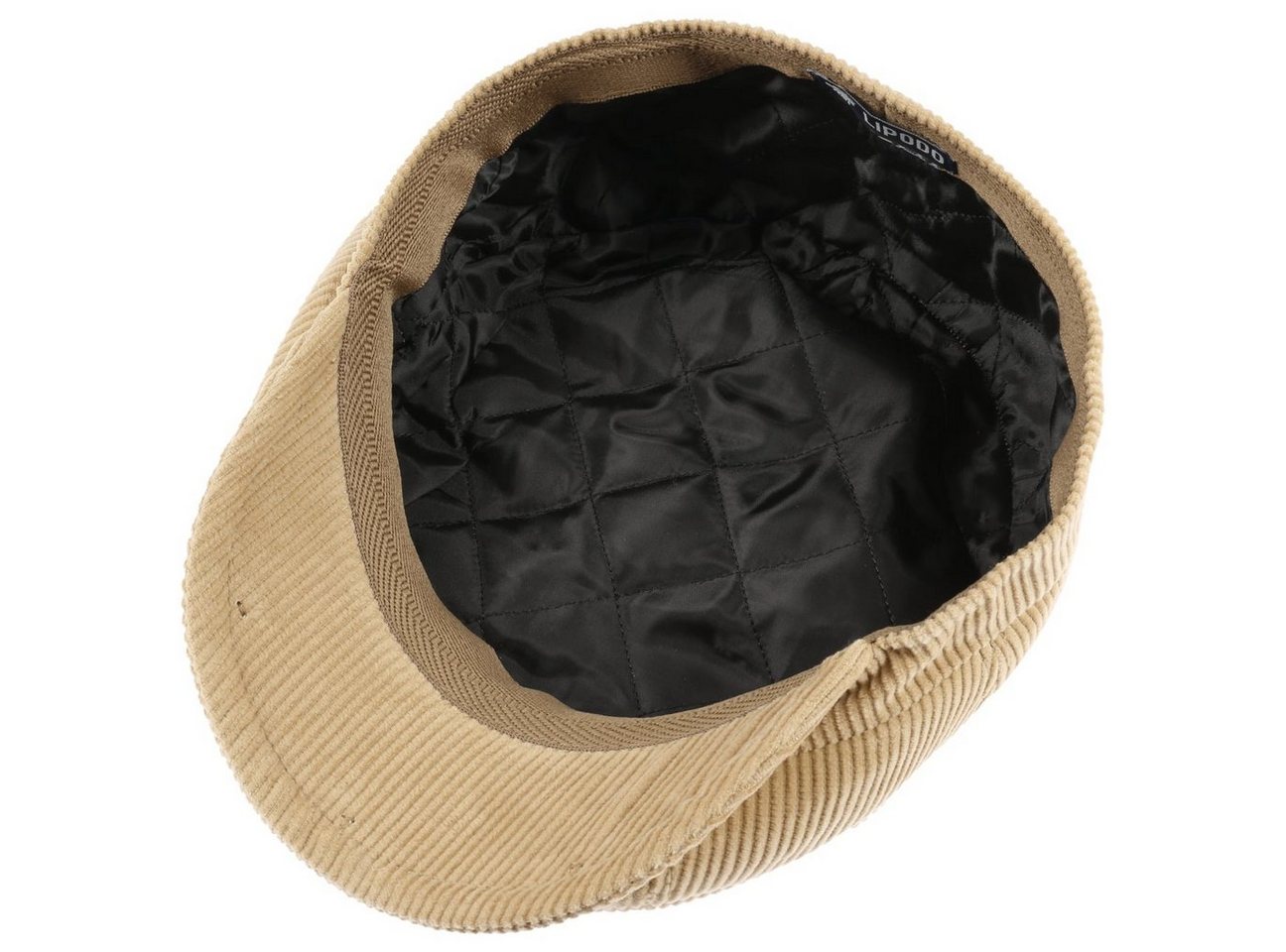 Lipodo Flat Cap (1-St) Cordcap mit Schirm, Made in Italy – Bild 3 von 5