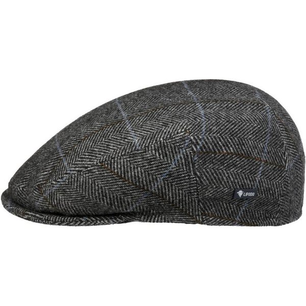Lipodo Flat Cap (1-St) Schirmmütze mit Schirm, Made in Italy