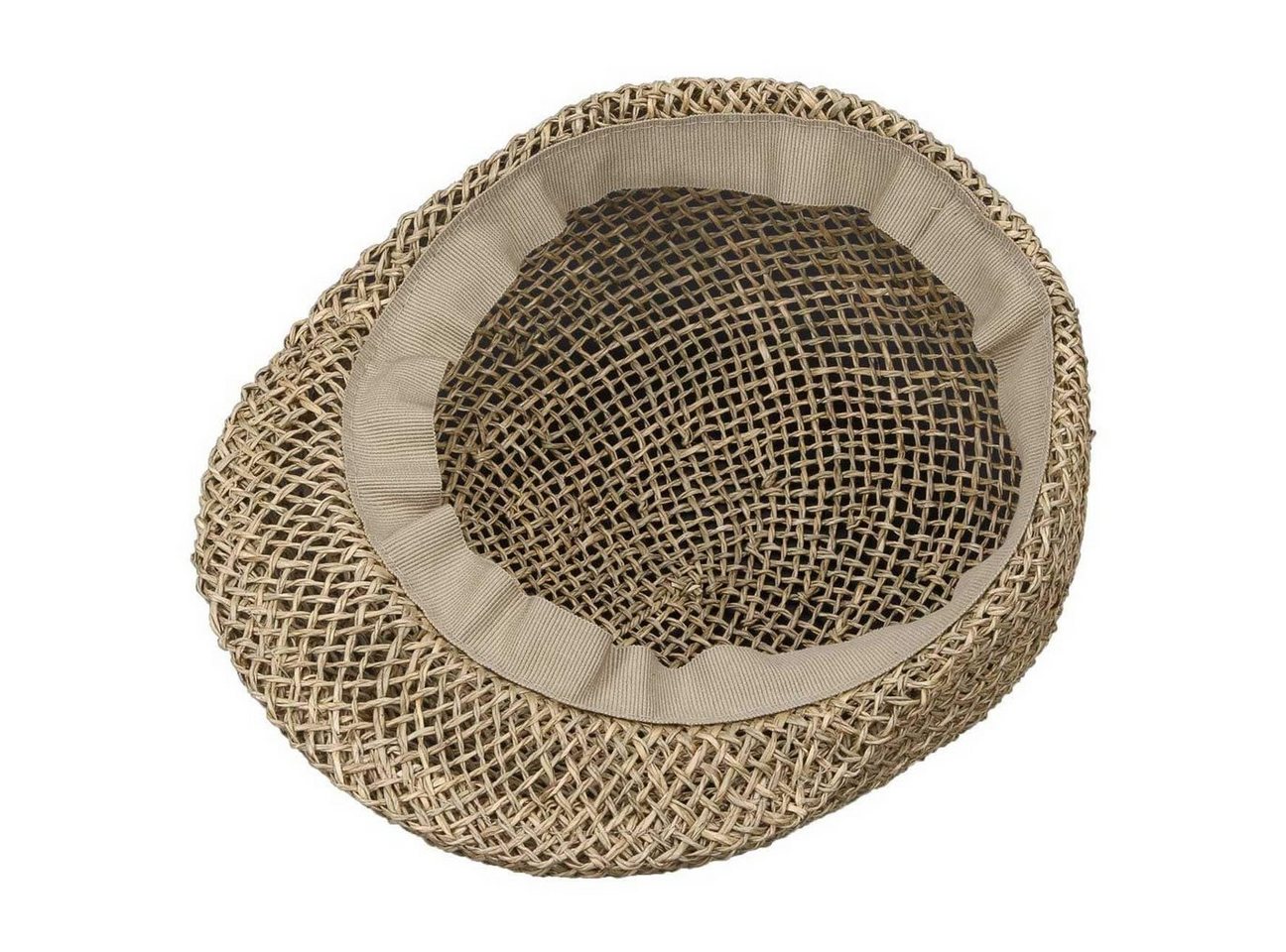 Lipodo Flat Cap (1-St) Strohcap mit Schirm, Made in Italy – Bild 3 von 5