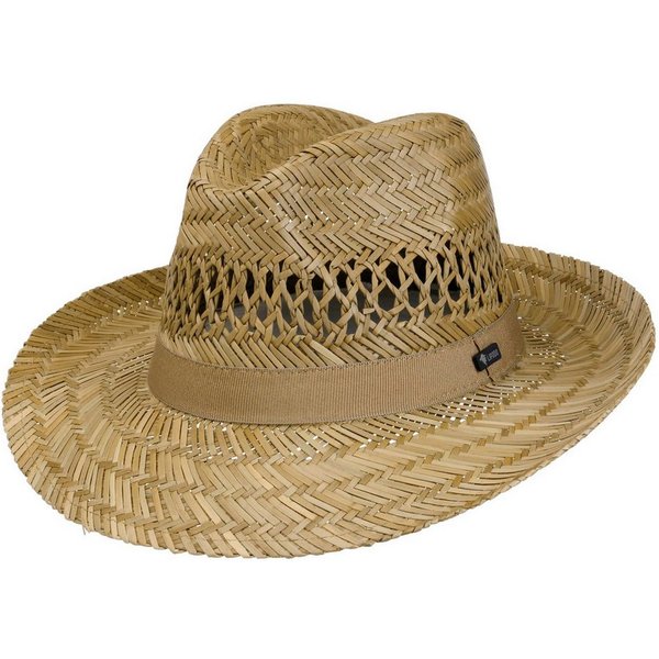 Lipodo Sonnenhut (1-St) Strohhut mit Ripsband, Made in Italy