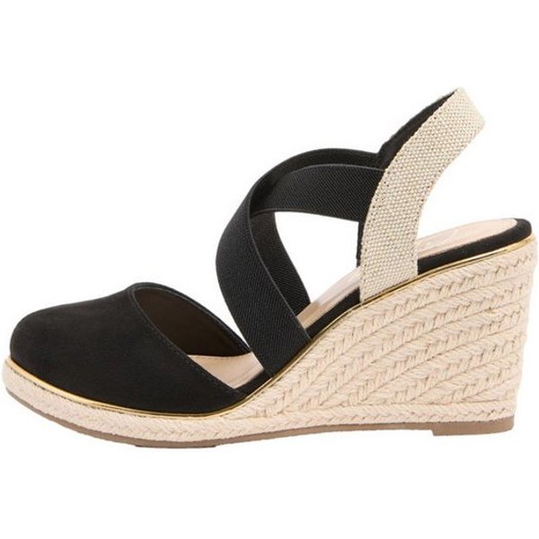 LIPSY Lipsy Espadrilles, Keilabsatz, weite Passform Keilsandalette