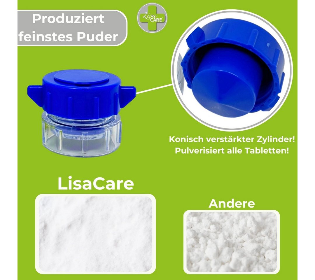 LisaCare Mörser Tablettencrusher - Tablettenmörser, (1-tlg), Stressfreie Medikamenteneinnahme! – Bild 5 von 5