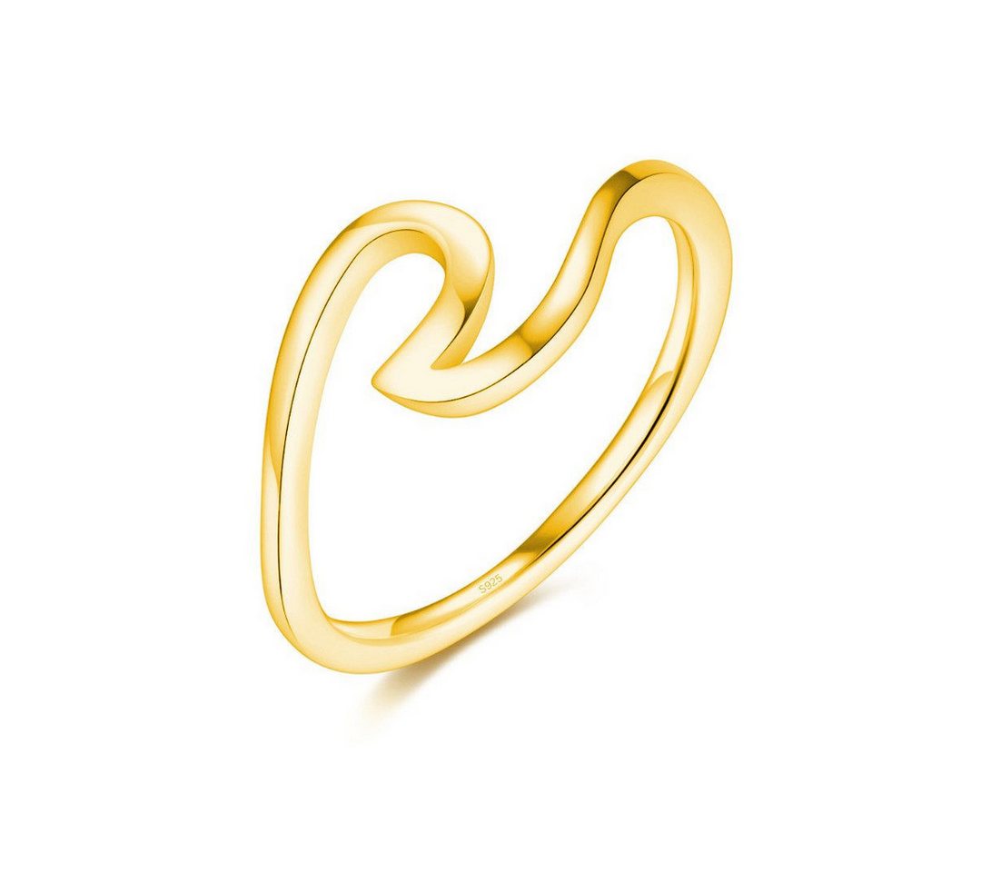 Lisandra Scott Fingerring WAVE Ring aus 925 Sterling Silber Welle Minimalistisch Wellenring, Zeitlos & filigran – Inspiriert von der Natur – Bild 2 von 3