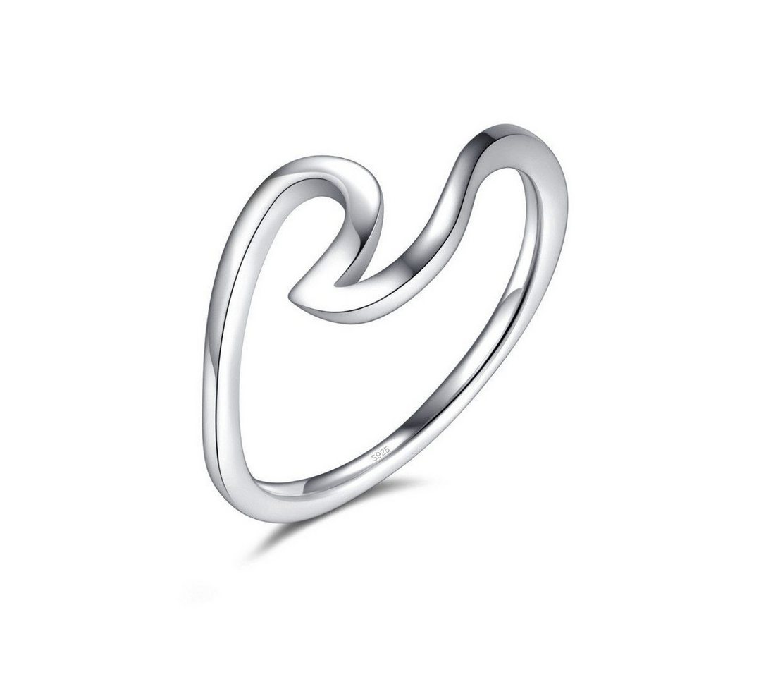 Lisandra Scott Fingerring WAVE Ring aus 925 Sterling Silber Welle Minimalistisch Wellenring, Zeitlos & filigran – Inspiriert von der Natur – Bild 2 von 3