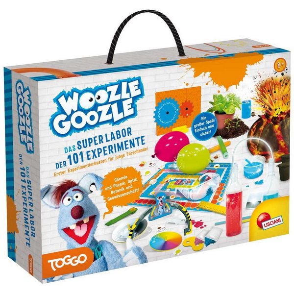 Lisciani Experimentierkasten Woozle Goozle - Das Superlabor der 101 Experimente, Made in Europe