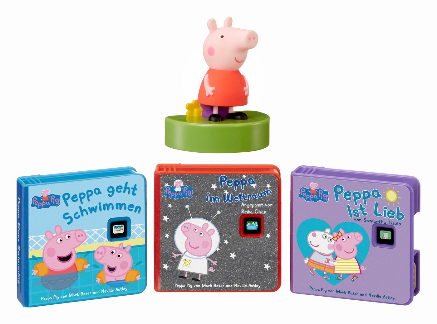 Little Tikes® Hörspiel Story Dream Machine, Peppa Wutz inkl. Freundschafts-Kollektion, (Set, 5-St), Kinderprojektor, inkl. 3 Kassetten mit Geschichten von Peppa – Bild 3 von 5